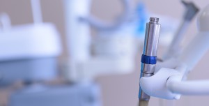 Closeup of dental equipment