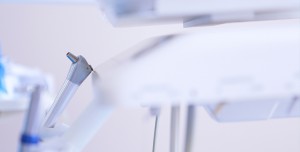 closeup of dental equipment